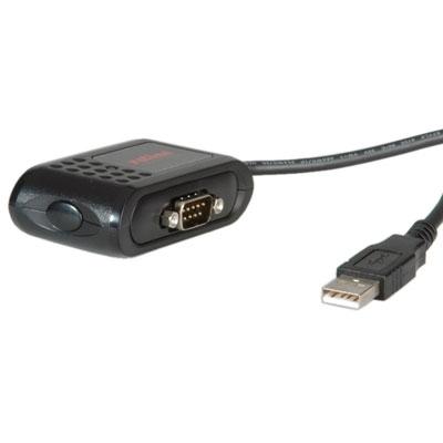 Adapter parallel seriell - usb - parallel, rs-232 - schwarz