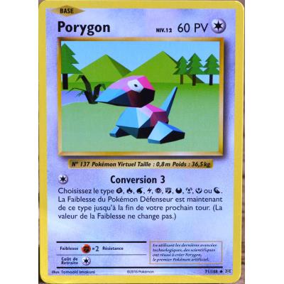 POKEMON JAPANESE CARTE N° 137 PORYGON