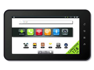 ODYS Space - Tablet - Android 2.3 - 512 MB - 7 TFT (800 x 480) - microSD sleuf - 3G