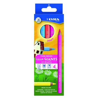 Lyra de couleur géants Crayon, Couleur Assortis