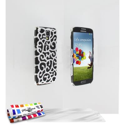 Coque rigide Argente Le Palace ORIGINALE de MUZZANO pour SAMSUNG GALAXY S4 + 3 Films de Protection Ecran UltraClear