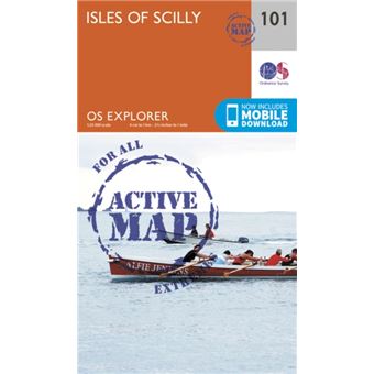 Os Explorer Map Active (101) Isles Of Scilly (Os Explorer Active Map) (Map) - 1