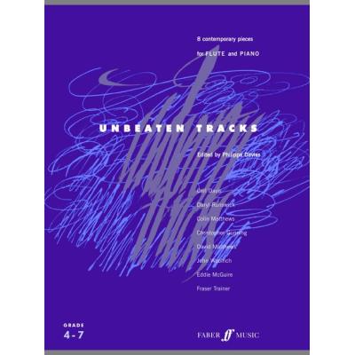 Partitions classique FABER MUSIC DAVIES PHILIPPA  - UNBEATEN TRACKS - FLUTE AND PIANO  Flûte traversière