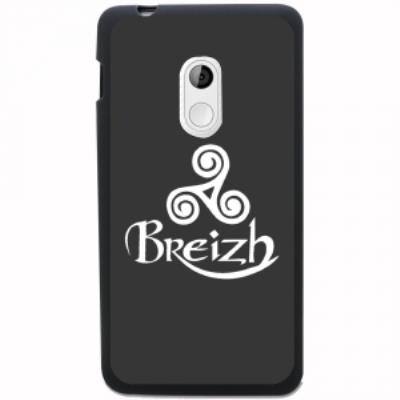 Coque souple pour Acer Liquid Z200 avec impression Motifs Triskel Celte blanc