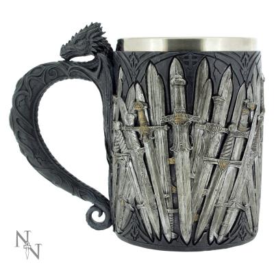 Chope Dragon et Epées de Chevaliers Médiévaux