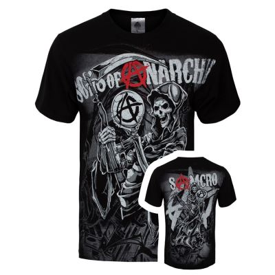 Spiral T-Shirt Reaper Montage Homme Noir - Taille S