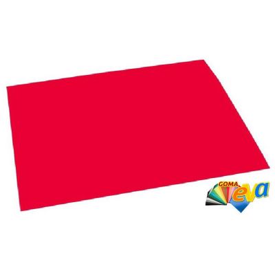 Feuille gomme Eva 40x60 Rouge