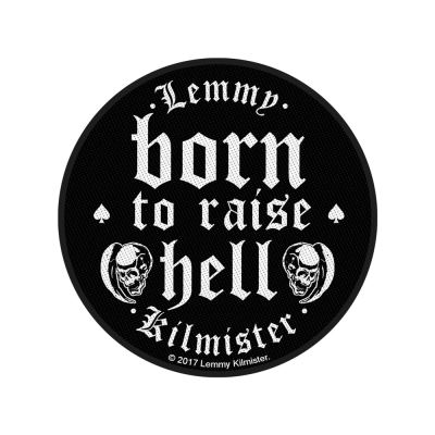 Motorhead Patch Lemmy Born To Raise Hell 9 x 9 cm