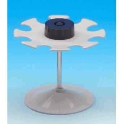 Wedo 064837 porte-tampons à 8 compartiments rond gris lumière