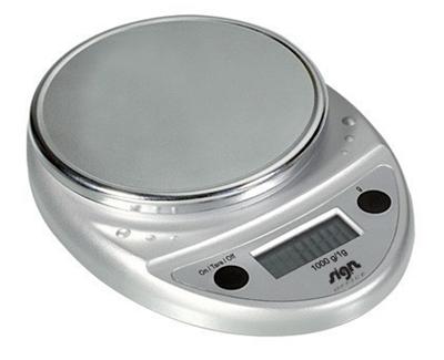 Pèse-lettre électronique 1kg Wedo gris argent, graduation par 1g