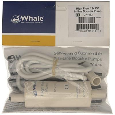 Whale débit booster pompe électrique 12 v blanc