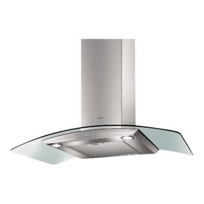 Elica Arch - Hotte - hotte décorative - largeur : 90 cm - profondeur : 45 cm - evacuation & recyclage - inox et verre
