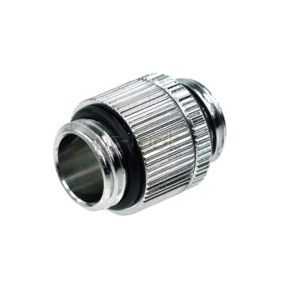 Pièce Métal de Couplage - Filetages 1/4'' Male - Chrome