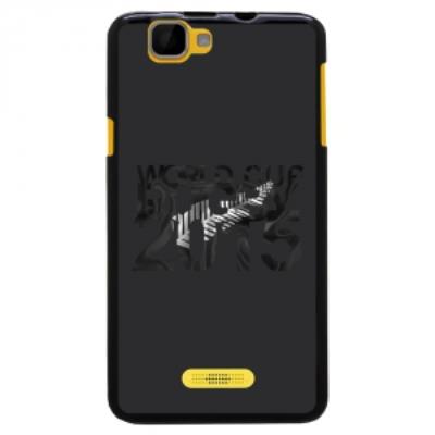 Coque Souple en gel pour Wiko Rainbow avec impression All Blacks et logo rugby WCR 2015