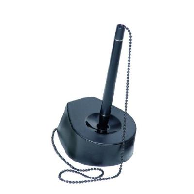 Han salsa 1770-13 support pour stylo avec chaîne polystyrène noir 68 x 40 mm