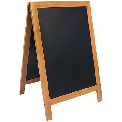 Panneau stop trottoir teck 85x55 cm