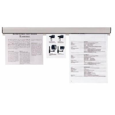 FRANKEN Rail de serrage pour papier, autocollant,longueur: