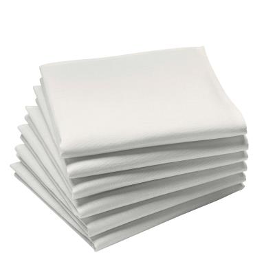 Coucke - Lot de 6 serviettes de table Blanc- 45 x 45 cm