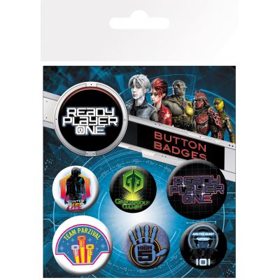 Set de Badges Ready Player One Mix