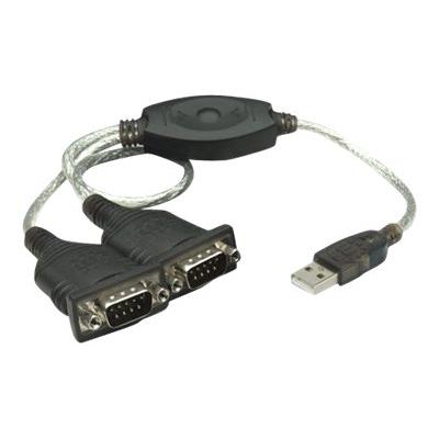 Manhattan Dual Serial To USB Converter - adaptateur série