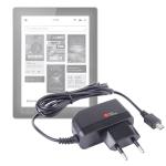 Caricabatteria Per E-reader Kobo - 5V, Cavo 110cm, Compatibile Con Forma, Clara HD, Libra H2O