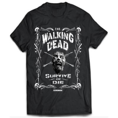 Walking Dead - T-Shirt Survive Or Die (S)