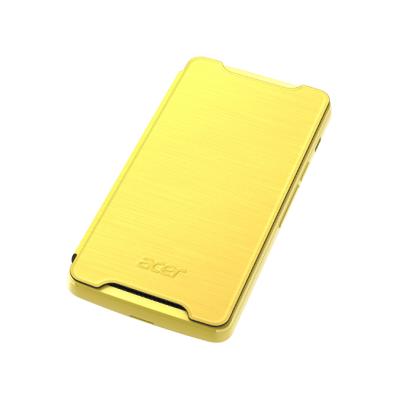Etui Acer Z200 flip cover origine jaune