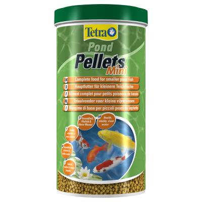 Tetra - Aliment Complet Pond Pellets Mini en Granulés pour Poissons de Bassin - 1L