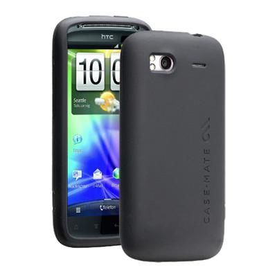 Case-Mate Safe Skin - Étui pour téléphone portable - noir - pour HTC Sensation