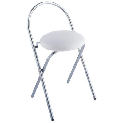 Wenko 16633100 tabouret pour salle de bains salerno blanc