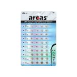 Stock Bureau - ARCAS Pack de 20 piles bouton AG1-AG13