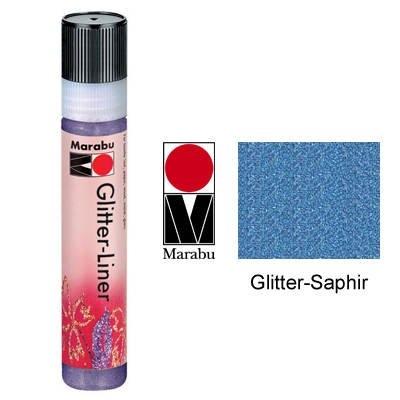Marabu glitter liner, 25 ml saphir mr180309594
