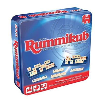 Jumbo 03973 - Rummikub originale en boîte métal (notice et boite en allemand)