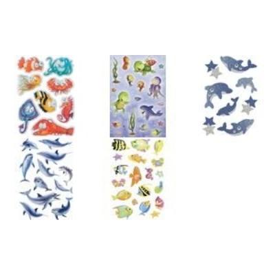 Magic sticker delphine, glittery 1 blatt herma 6436