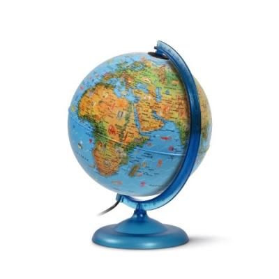 Jpc créations globe terrestre 25 cm bleu 464412