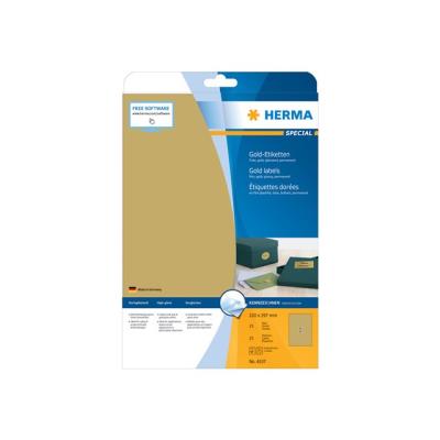 HERMA Special - permanent zelfklevende glanzende etiketten van polyester folie - 25 etiket(ten)