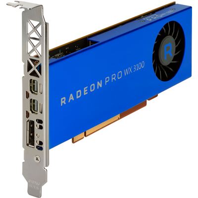 hp radeon pro wx 3100 4gb f/ dedicated workstatio noir