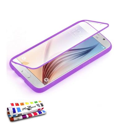 Etui Ã  Rabat Jelly Glass Violet pour SAMSUNG GALAXY S6