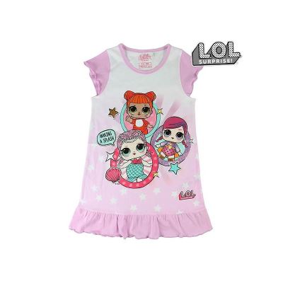 Chemise de Nuit pour Enfant LOL Surprise! 74050 Blanc Rose (Taille 6 ans)