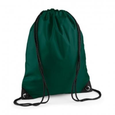 Sac à dos à bretelles - gym - linge sale - chaussures - BG10 - vert bouteille
