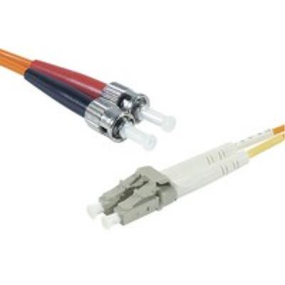 Cordon fibre optique ST/LC 50/125 - 3.00m