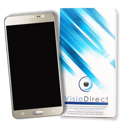 Ecran vitre complet pour Samsung Galaxy J5 2016 SM-J510 Or vitre tactile de téléphone portable + ecran LCD - Visiodirect -