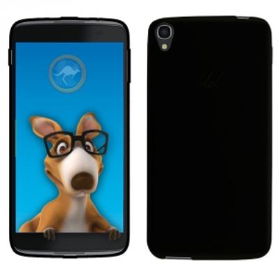 Coque Souple minigel noire pour Alcatel Idol-3 5,5 pouces