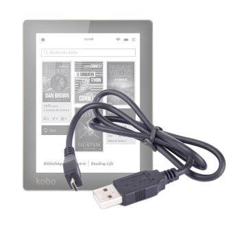 Connectique et chargeurs pour tablette DURAGADGET Chargeur secteur pratique  à charge rapide pour liseuse Kobo Aura H2O (H20)