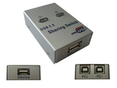 Switch USB 2 Ports AUTOMATIQUE Partagez un périphérique USB entre deux PC différents en toute simplicité