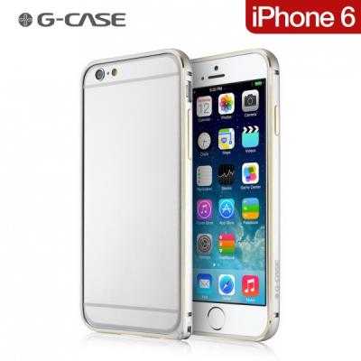 Bumper G-Case Aluminium Silver ultra fin pour iPhone 6 (4.7)