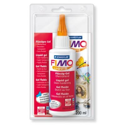 Fimo Gel Dècoratif Liquid, Transparent, Durcit Au Four,200Ml