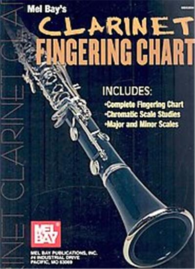 Mel Bay's Clarinet Fingering Chart