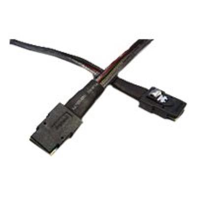 LSI CBL-SFF8087SB-0 - SAS interne kabel - met zijbanden - 36-pins 4i Mini MultiLane (M) naar 36-pins 4i Mini MultiLane (M) - 80 cm