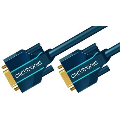 Clicktronic - 10070358 - cordon vga - hq - doré - m m - 20 m
